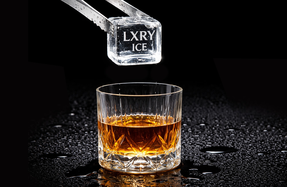 Branded LXRY Ice Cubes