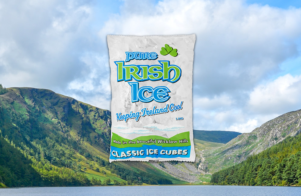 Pure Irish Ice is produced in the beautiful green isle of Ireland using 100% Irish water and renewable wind energy